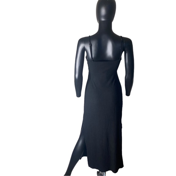 BEBE front tie Rib knit mini dress size Large (b36) - Picture 5 of 6